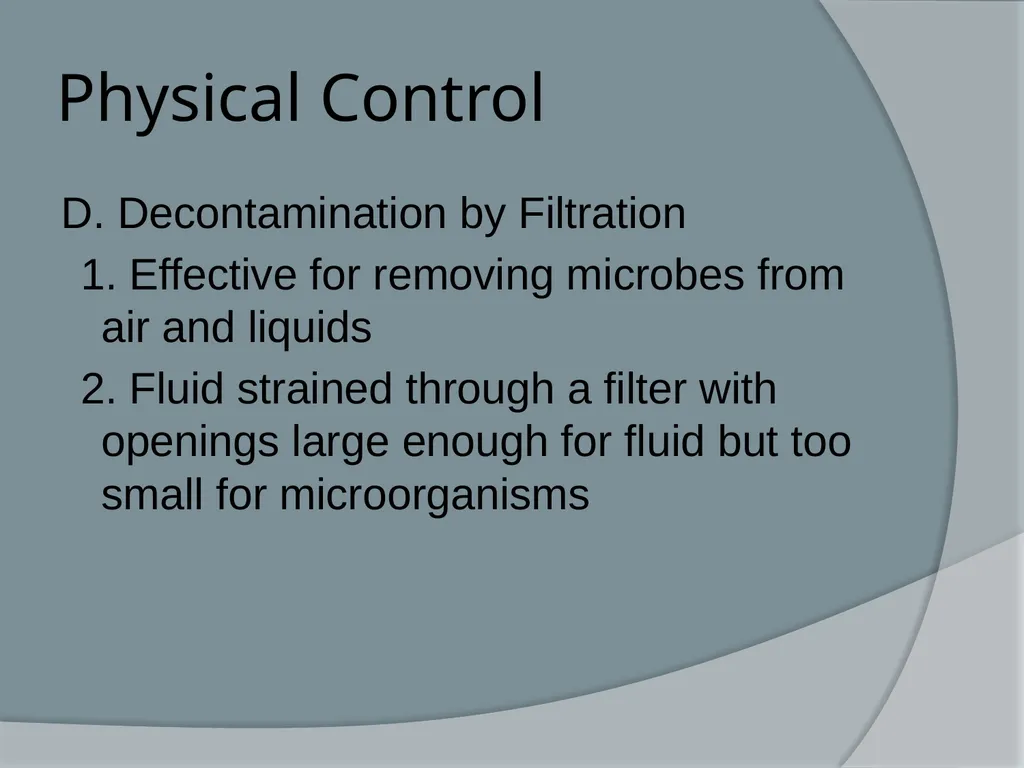 Physical & Chemical Control of Microbes Chapter 11 - slide 41 of 61