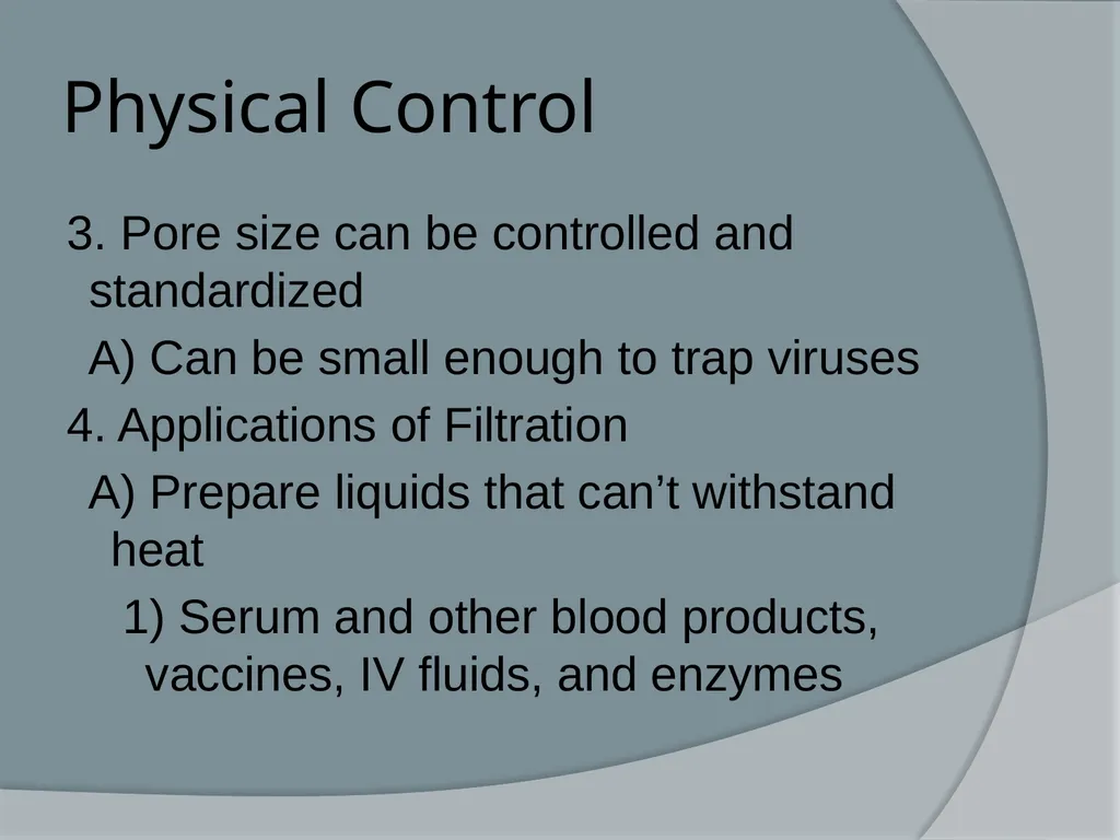 Physical & Chemical Control of Microbes Chapter 11 - slide 42 of 61