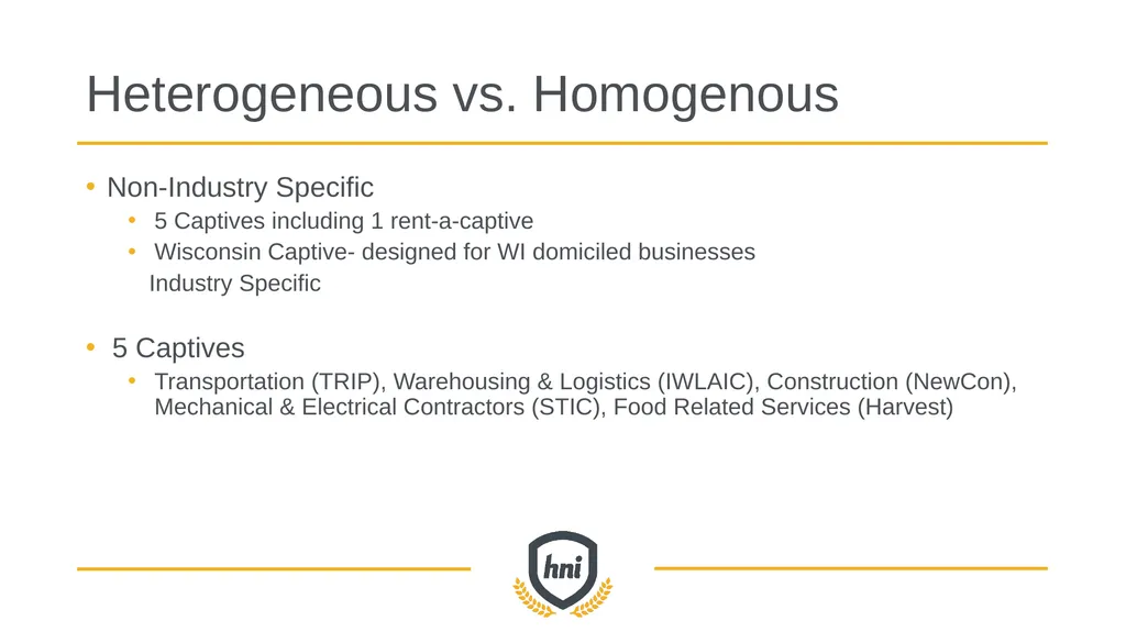 GROUP captive overview How high-performing - slide 18 of 33