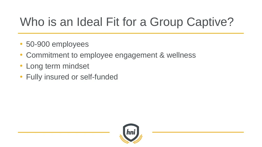 GROUP captive overview How high-performing - slide 20 of 33