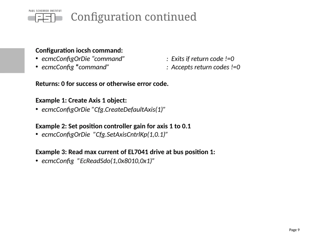 Review of the open source EtherCAT Motion Control - slide 9 of 15