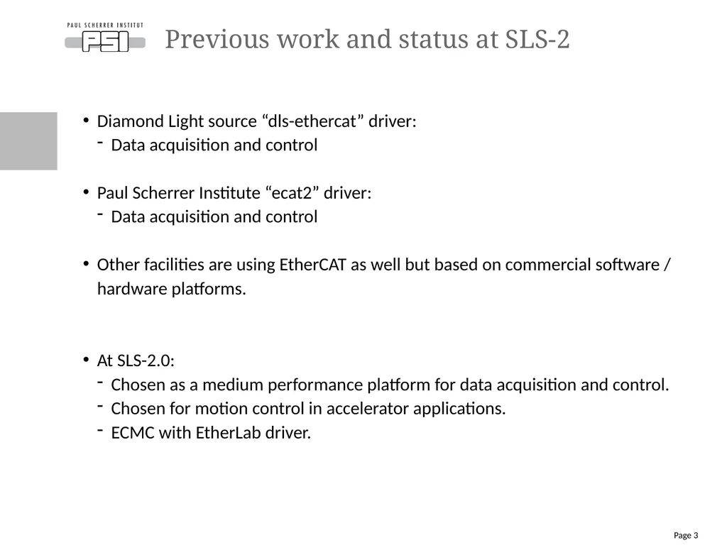 Review of the open source EtherCAT Motion Control - slide 3 of 15