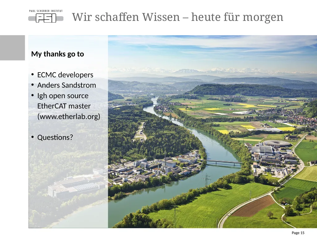 Review of the open source EtherCAT Motion Control - slide 15 of 15