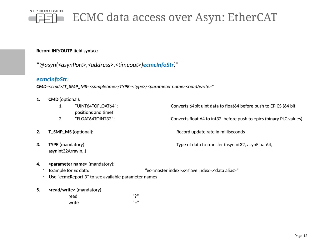 Review of the open source EtherCAT Motion Control - slide 12 of 15