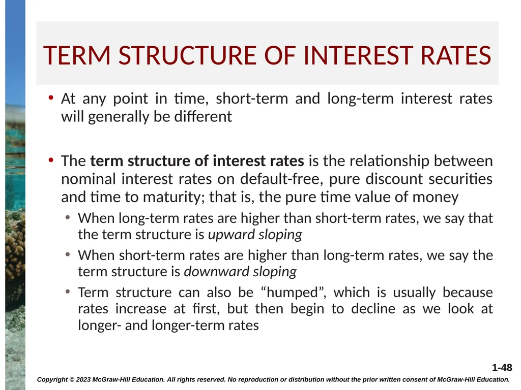 INTEREST RATES AND BOND VALUATION CHAPTER 7 - slide 48 of 55