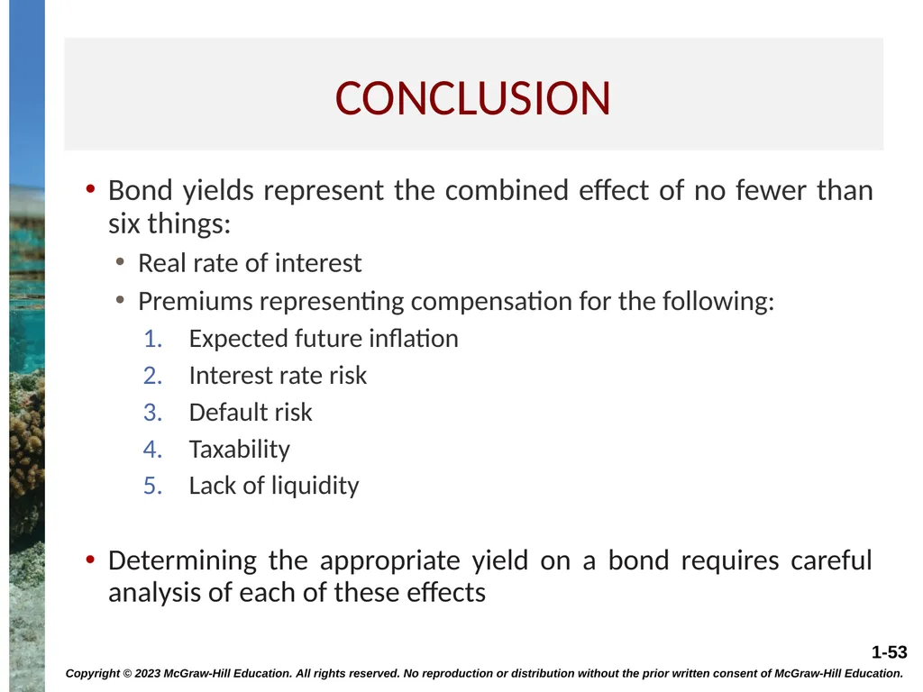 INTEREST RATES AND BOND VALUATION CHAPTER 7 - slide 53 of 55