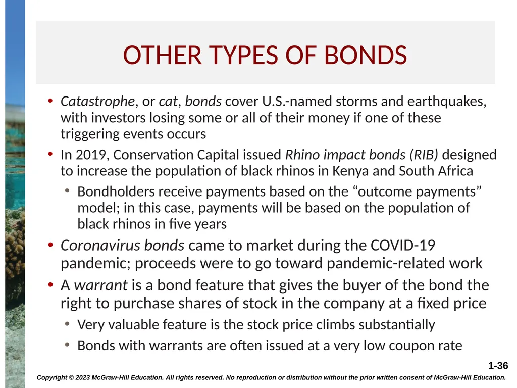 INTEREST RATES AND BOND VALUATION CHAPTER 7 - slide 36 of 55