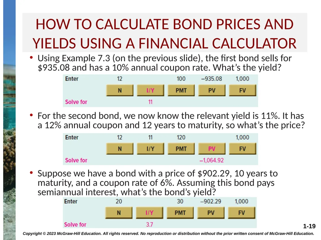 INTEREST RATES AND BOND VALUATION CHAPTER 7 - slide 19 of 55
