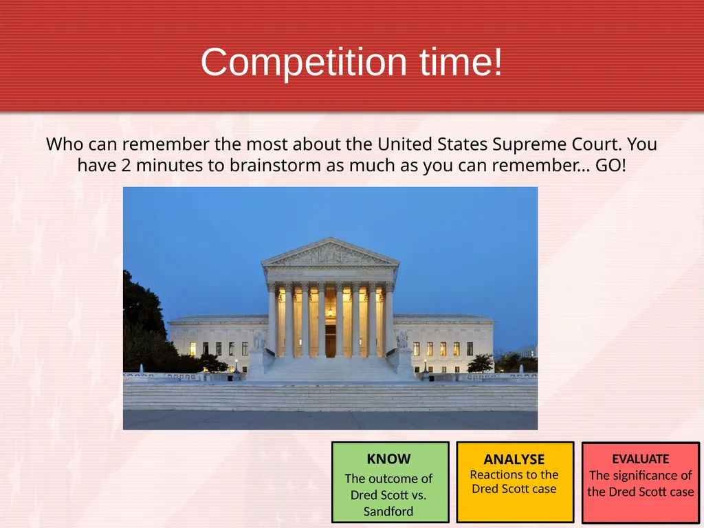 Dred Scott Your revision grid needs completing up - slide 6 of 10