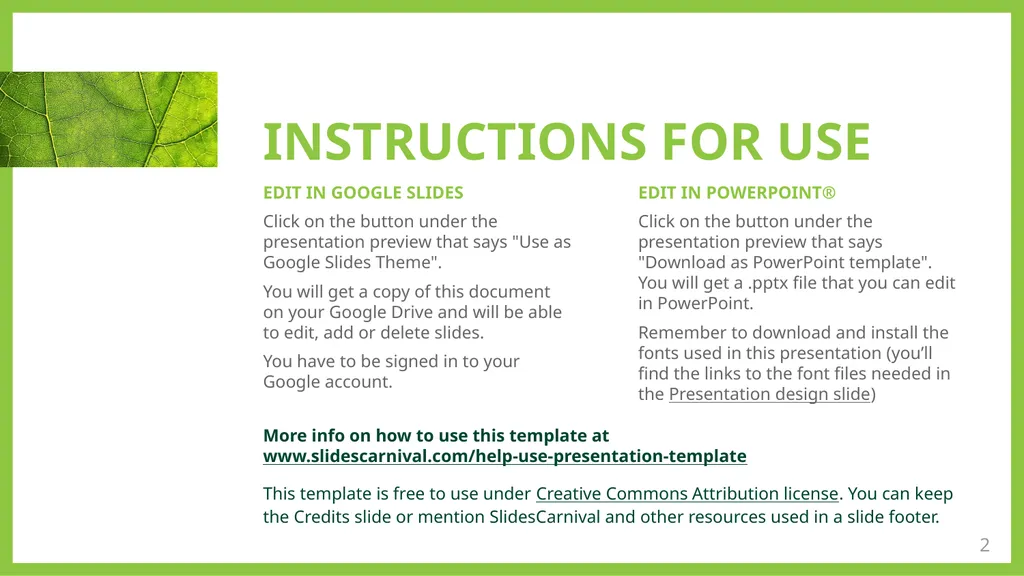 This is your presentation title INSTRUCTIONS FOR - slide 2 of 39