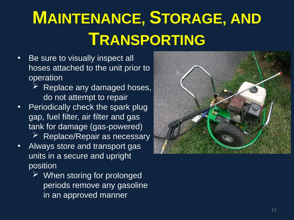 Pressure Washers - slide 13 of 14