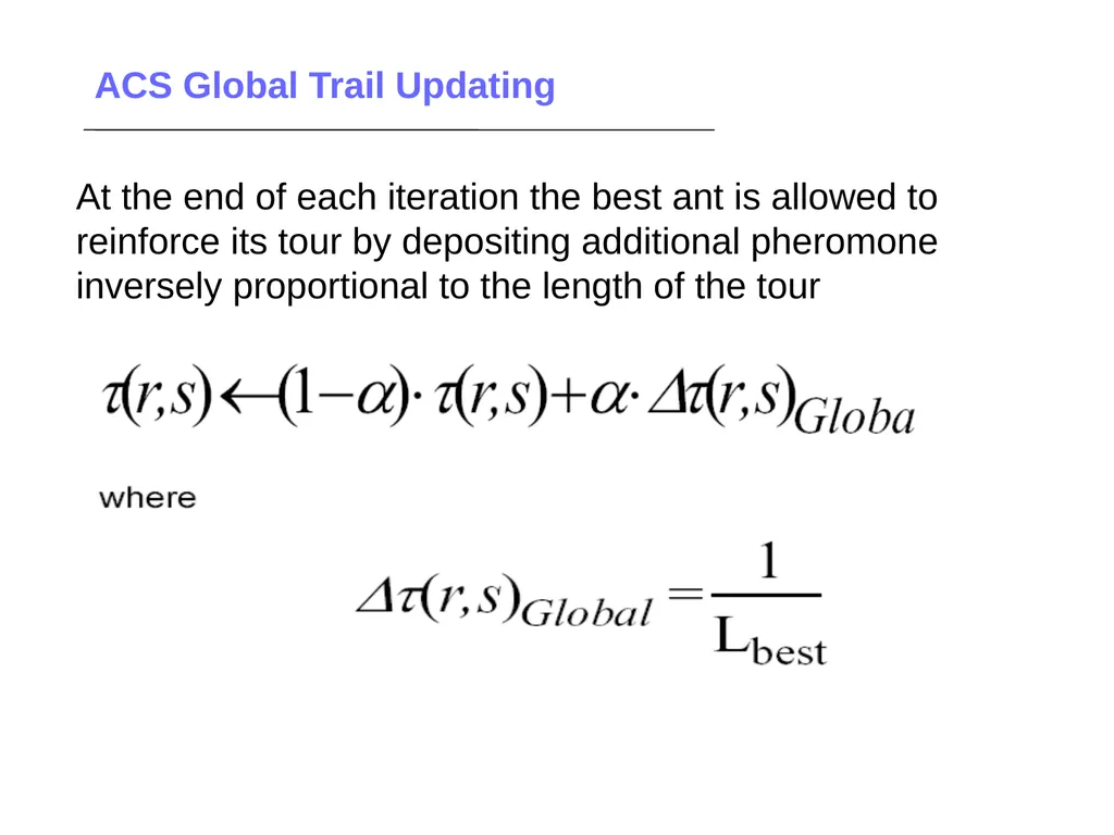 Ant Colony Optimization Prepared by: Ahmad - slide 42 of 50