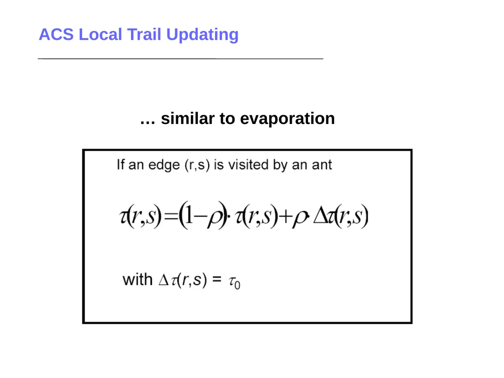Ant Colony Optimization Prepared by: Ahmad - slide 41 of 50