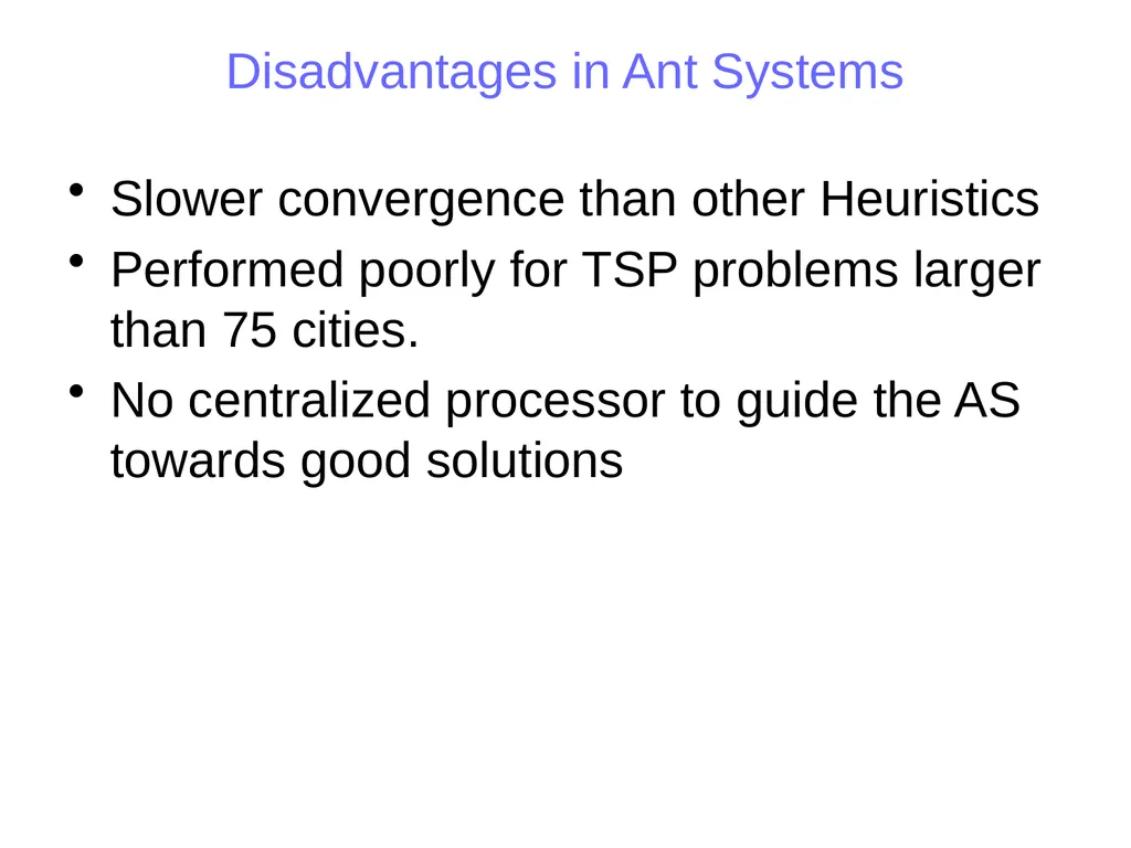 Ant Colony Optimization Prepared by: Ahmad - slide 24 of 50