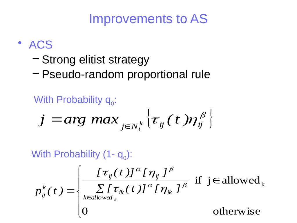 Ant Colony Optimization Prepared by: Ahmad - slide 27 of 50