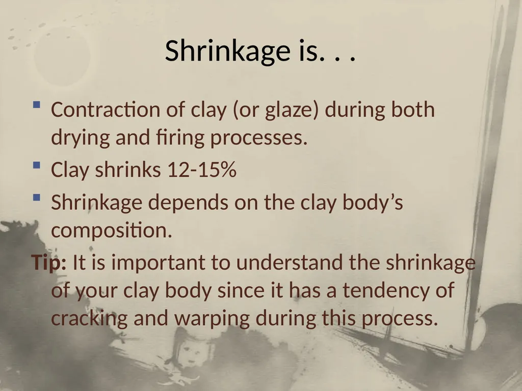 Introduction to Clay Not Your Ordinary “Mud” Part - slide 15 of 29