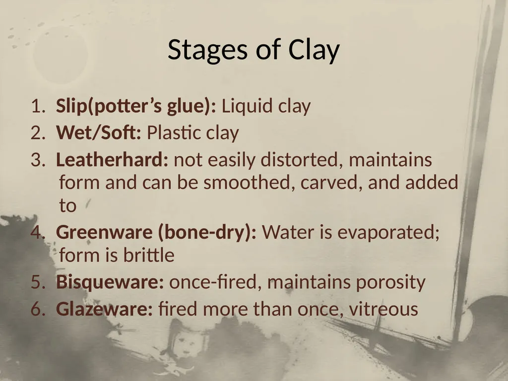 Introduction to Clay Not Your Ordinary “Mud” Part - slide 28 of 29