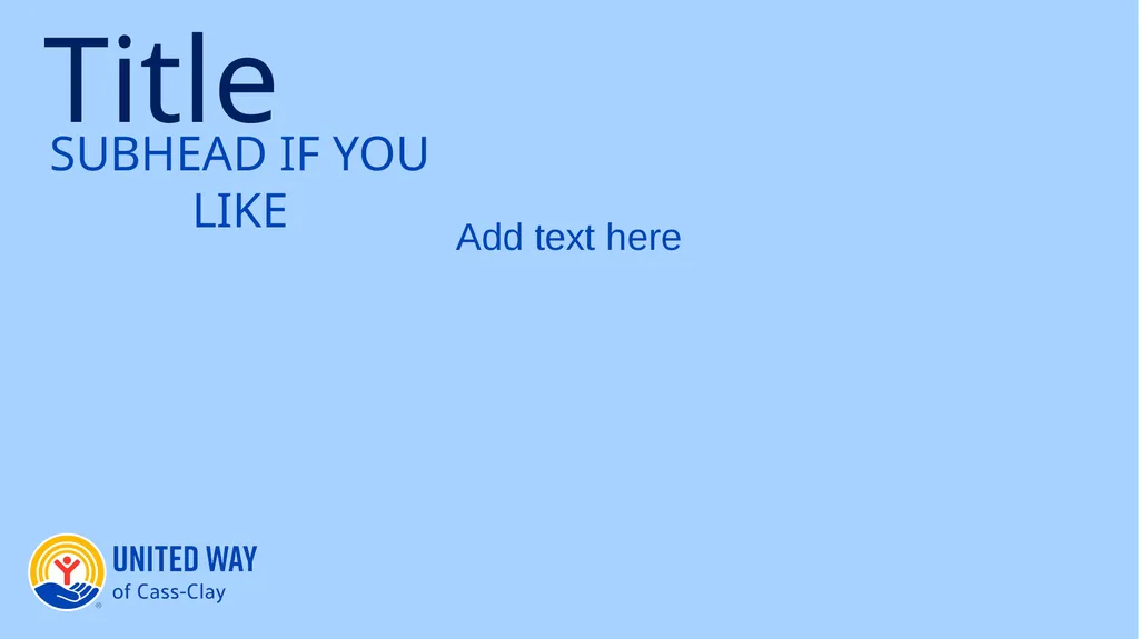 Welcome! Presentation Title SUBHEAD IF YOU LIKE - slide 8 of 11