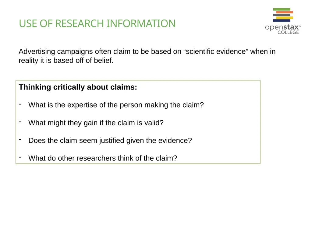 Chapter 2 PSYCHOLOGICAL RESEARCH PowerPoint Image - slide 4 of 34