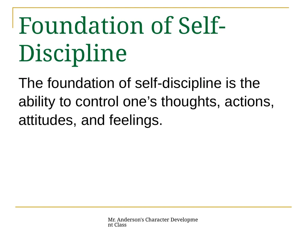 Mr. Anderson's Character Development Class - slide 18 of 31