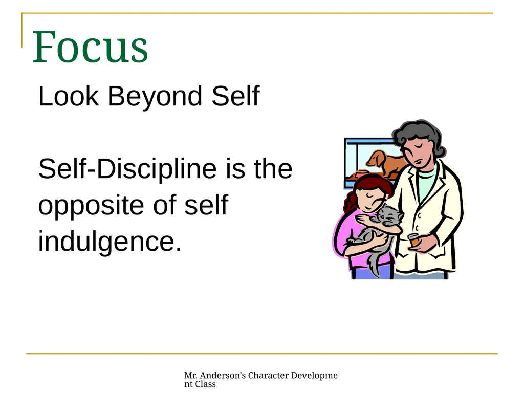 Mr. Anderson's Character Development Class - slide 8 of 31