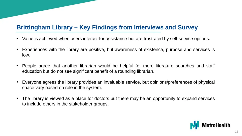 Brittingham Memorial Library Strategic Planning - slide 15 of 42