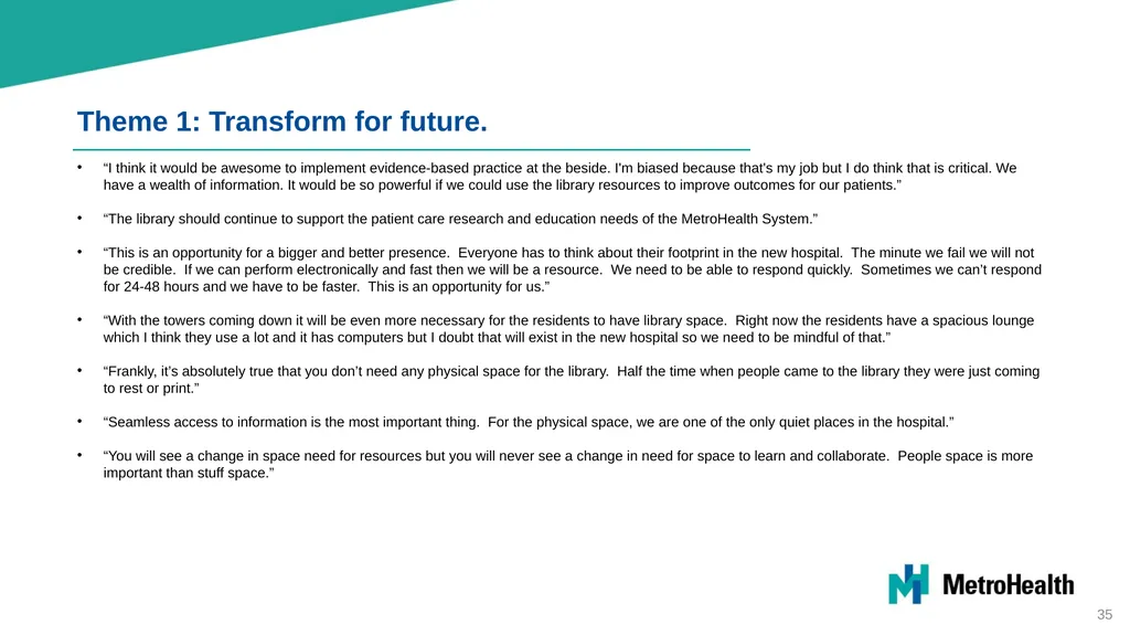 Brittingham Memorial Library Strategic Planning - slide 35 of 42