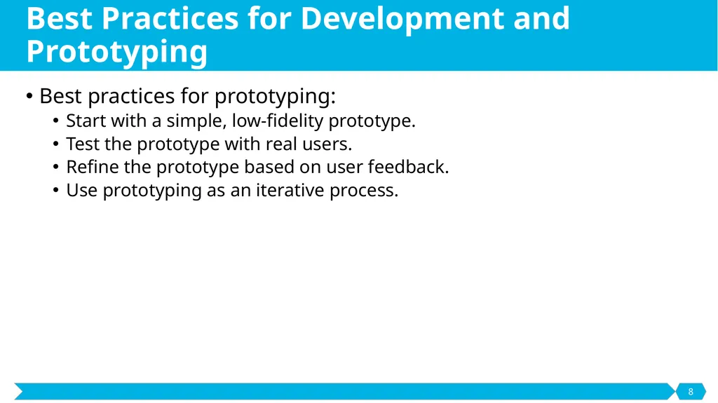Development and Prototyping SE495: Software - slide 8 of 70