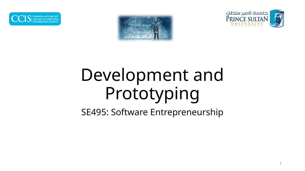 Development and Prototyping SE495: Software - slide 1 of 70
