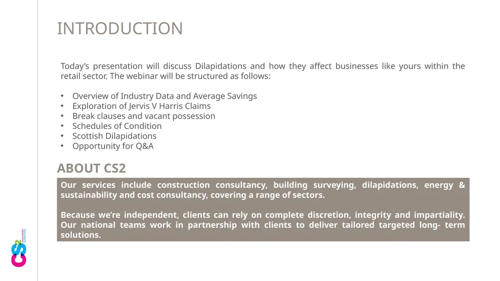 Our services include construction consultancy, - slide 2 of 34