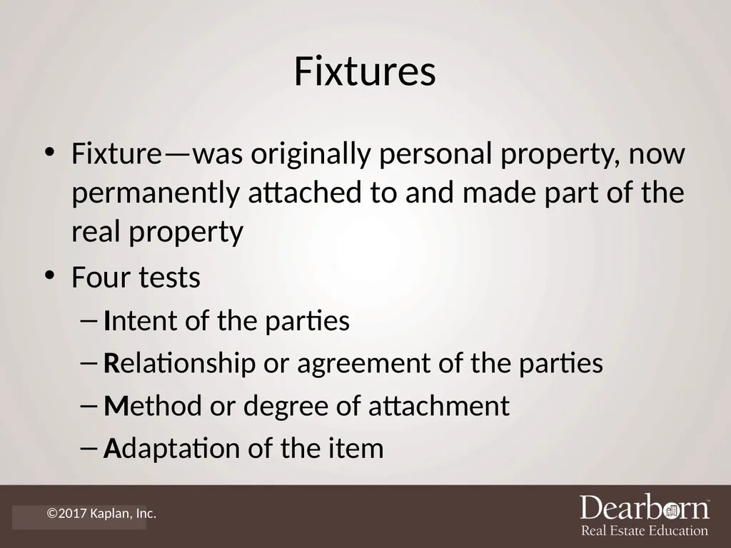 Florida Real Estate Principles, Practices & Law - slide 8 of 36