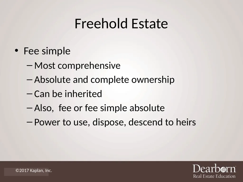Florida Real Estate Principles, Practices & Law - slide 12 of 36