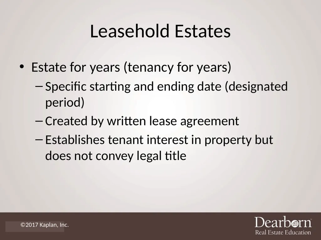 Florida Real Estate Principles, Practices & Law - slide 18 of 36