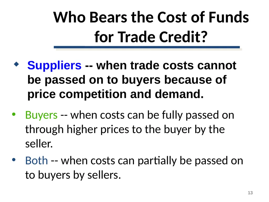 Short-Term Financing Spontaneous Financing - slide 13 of 38