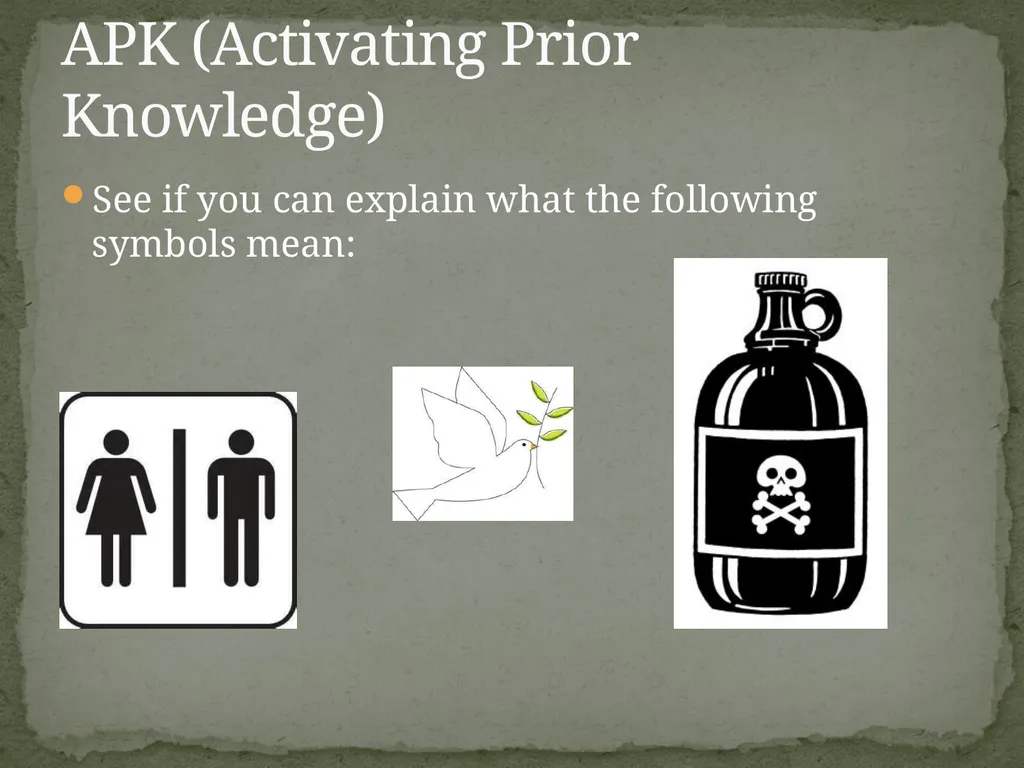 Objective: Students will be able to define, - slide 2 of 16