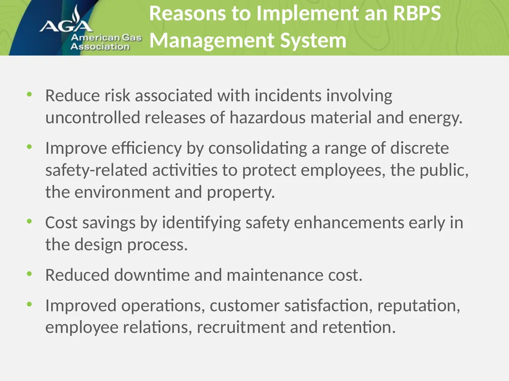 Implementation of a Risk-Based Process Safety - slide 11 of 22