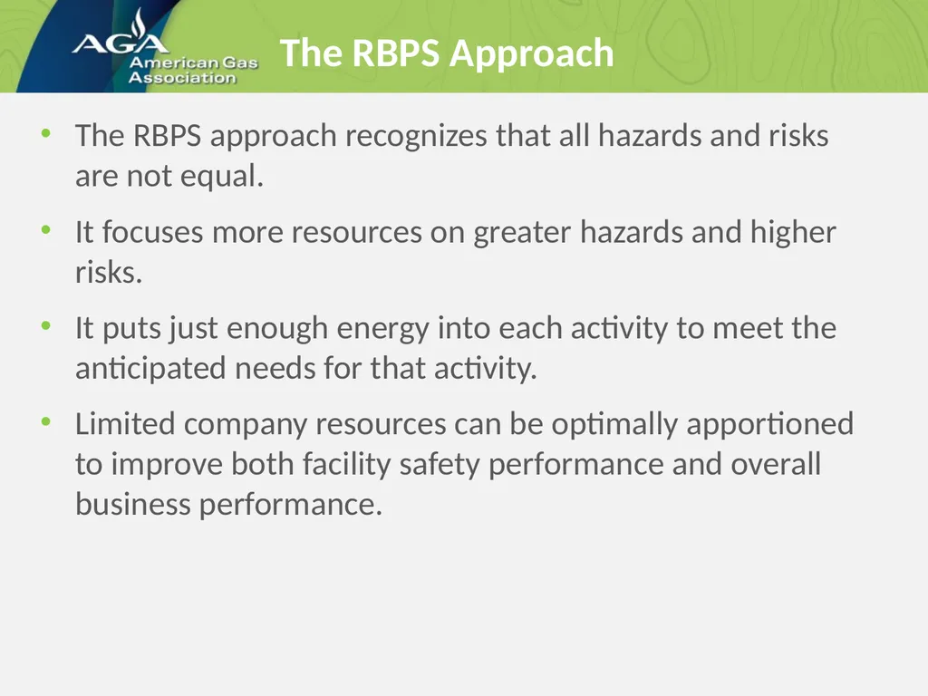 Implementation of a Risk-Based Process Safety - slide 14 of 22