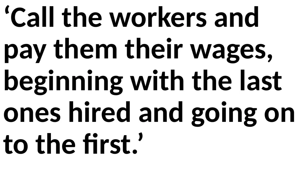 Workers in the Vineyard Scripture: Matthew 20:1-16 - slide 12 of 136