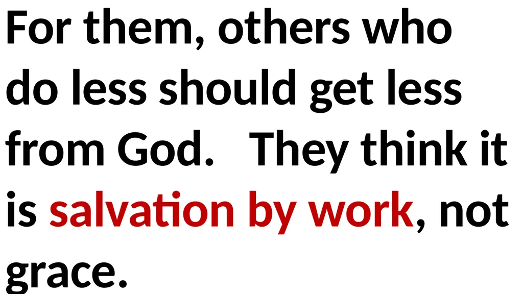 Workers in the Vineyard Scripture: Matthew 20:1-16 - slide 67 of 136