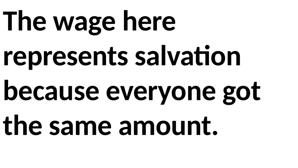 Workers in the Vineyard Scripture: Matthew 20:1-16 - slide 29 of 136
