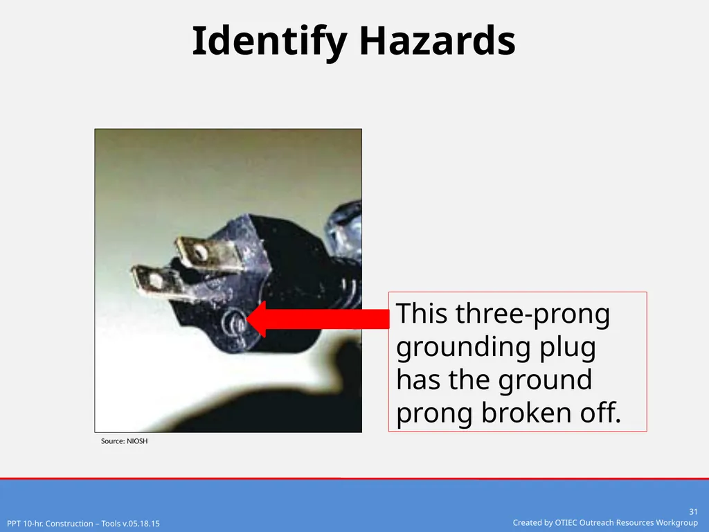 Tools – Hand and Power 10-Hour Construction - slide 31 of 38