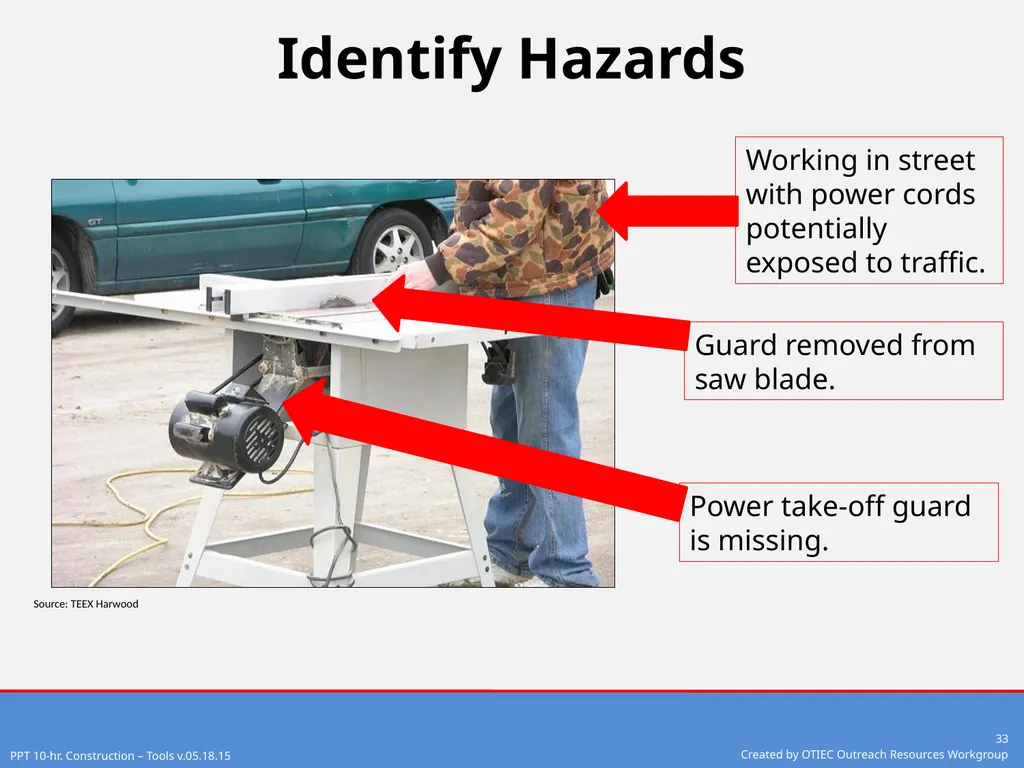Tools – Hand and Power 10-Hour Construction - slide 33 of 38