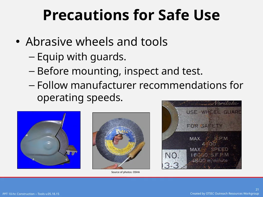 Tools – Hand and Power 10-Hour Construction - slide 21 of 38