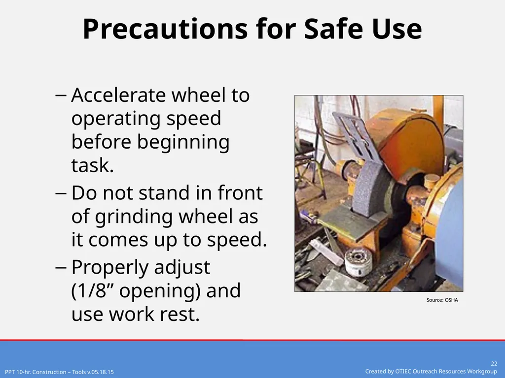Tools – Hand and Power 10-Hour Construction - slide 22 of 38