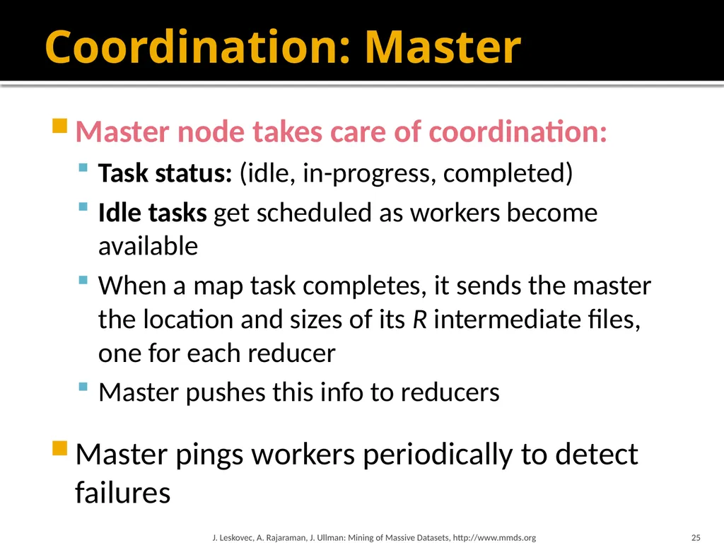 Map-Reduce and the New Software Stack Mining of - slide 25 of 48