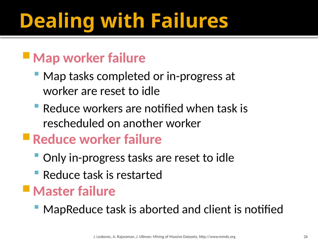 Map-Reduce and the New Software Stack Mining of - slide 26 of 48
