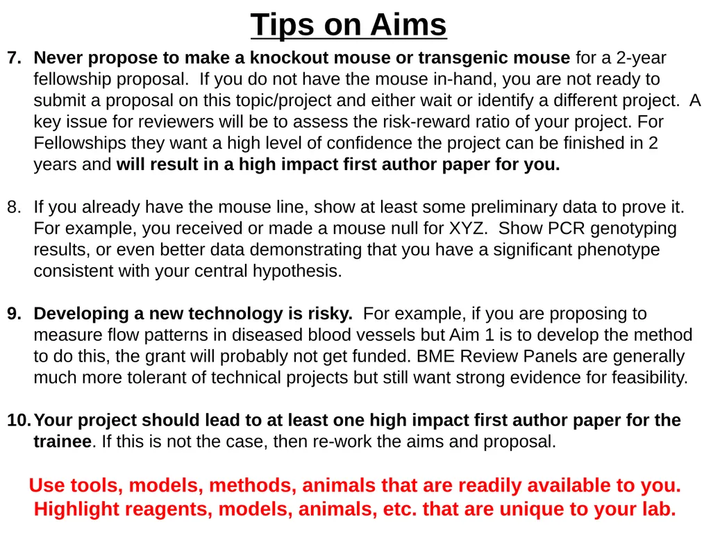 2020 AHA Fellowship Grant Writing Workshop Dr. - slide 21 of 35
