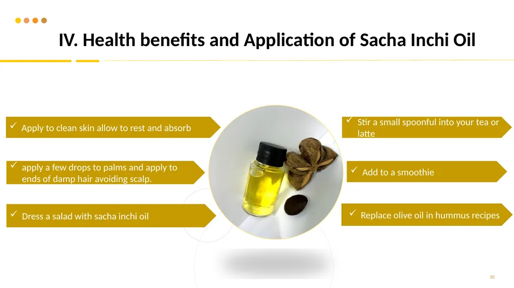 Scientific Papers Review Sacha Inchi Seed Oil - slide 10 of 12
