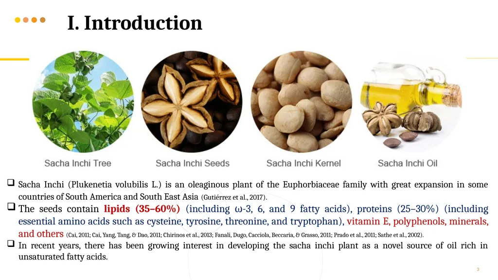 Scientific Papers Review Sacha Inchi Seed Oil - slide 3 of 12