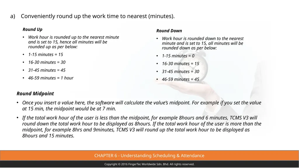 Copyright © 2016 FingerTec Worldwide Sdn. Bhd. All - slide 69 of 99